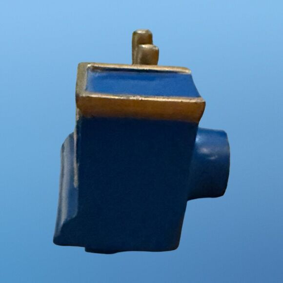 Vintage Toy Train Engine Drawer Pull Amerock BP9374-HP Blue Train Engine A5 - Picture 3 of 5